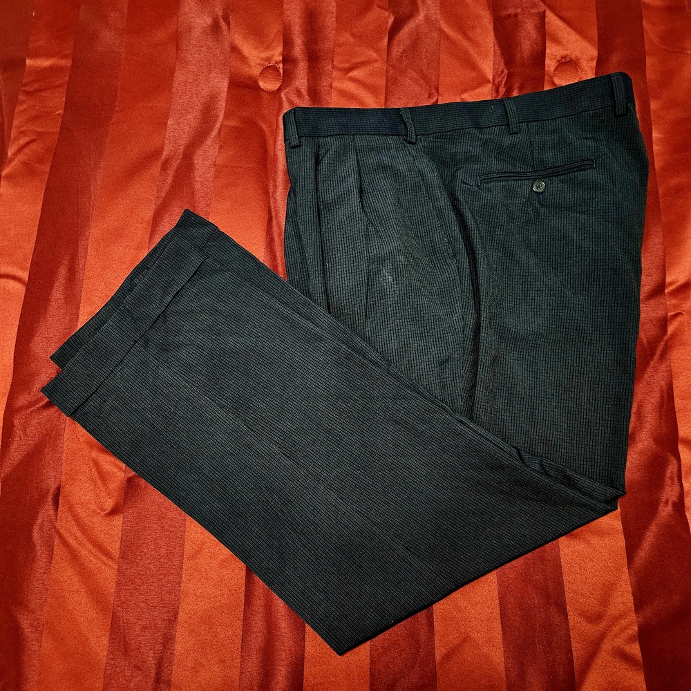 Ralph Lauren - Dark Blue Tailored Dress Pants with Pressed Creases